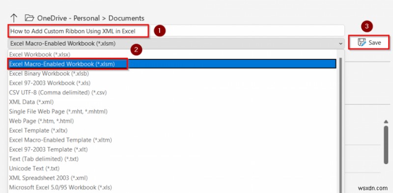 วิธีการเพิ่ม Ribbon แบบกำหนดเองโดยใช้ XML ใน Excel