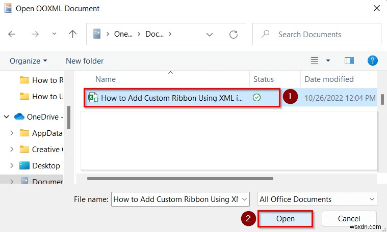 วิธีการเพิ่ม Ribbon แบบกำหนดเองโดยใช้ XML ใน Excel