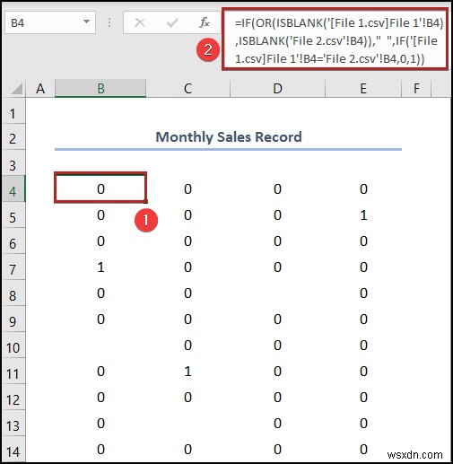 วิธีเปรียบเทียบไฟล์ CSV 2 ไฟล์ใน Excel (6 วิธีง่ายๆ)