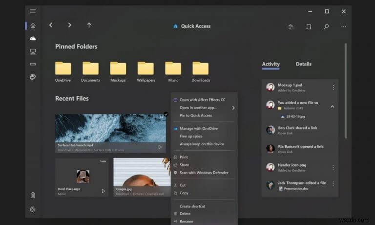 การอัปเกรด File Explorer ที่รอคอยมานานของ Microsoft ทำให้การอัปเกรดเป็นช่วงสั้นๆ