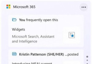 รุ่นตัวอย่าง Windows 11 22000.168 เข้าสู่ช่อง Dev และ Beta ด้วยวิดเจ็ต Microsoft 365 ใหม่ การปรับปรุงร้านค้า