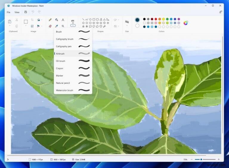 Microsoft เริ่มเปิดตัวแอป Windows 11 Paint ที่ออกแบบใหม่ให้กับ Dev Channel Insiders