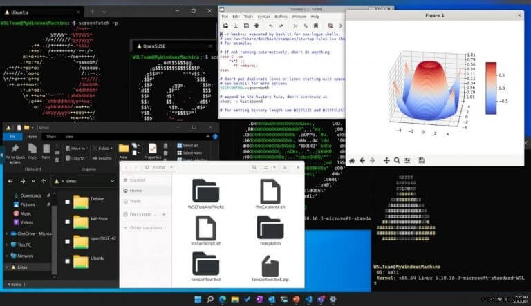 Microsoft นำตัวอย่างระบบย่อยของ Windows สำหรับ Linux ไปยัง Microsoft Store บน Windows 11