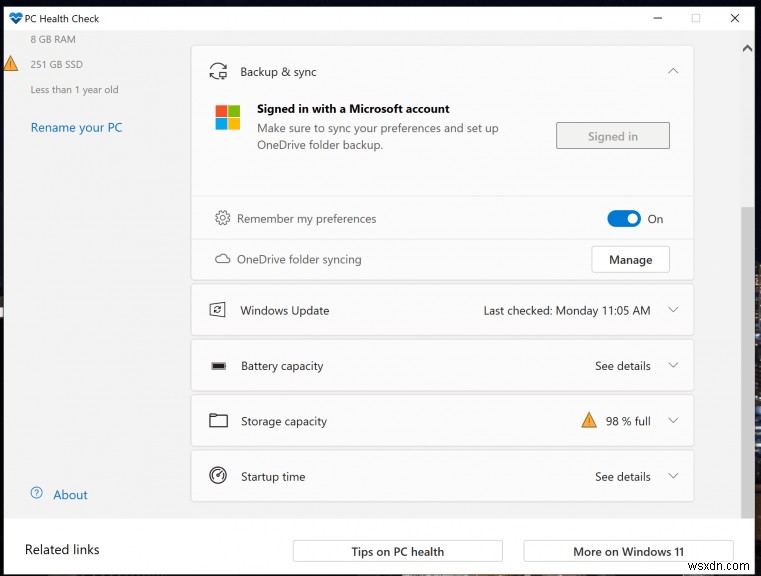 Microsoft เริ่มเปิดตัวแอพ PC Health Check สำหรับผู้ใช้ Windows 10 
