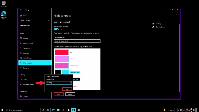 วิธีเปิดใช้งาน ปิดใช้งาน และสร้างธีมคอนทราสต์สูงแบบกำหนดเองใน Windows 10 และ Windows 11