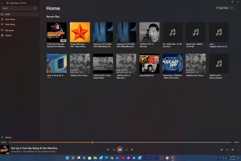 Groove Music player อัปเดตและแทนที่ด้วย Windows 11 Media Player ใหม่สำหรับบางรุ่น