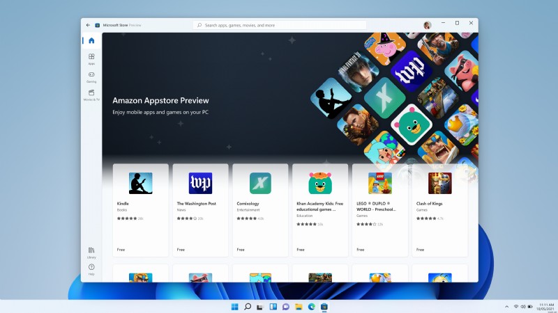 แอป Android และการปรับปรุงแถบงานกำลังจะมาใน Windows 11 ในเดือนหน้า