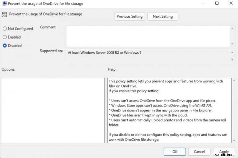 วิธีลบ OneDrive จาก file explorer ใน Windows 10 หรือ Windows 11