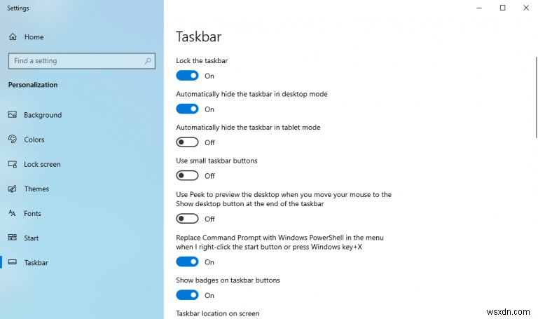 วิธีซ่อนแถบงานใน Windows 10 หรือ Windows 11