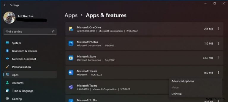 วิธีลบ Microsoft Teams Chat App ใน Windows 11