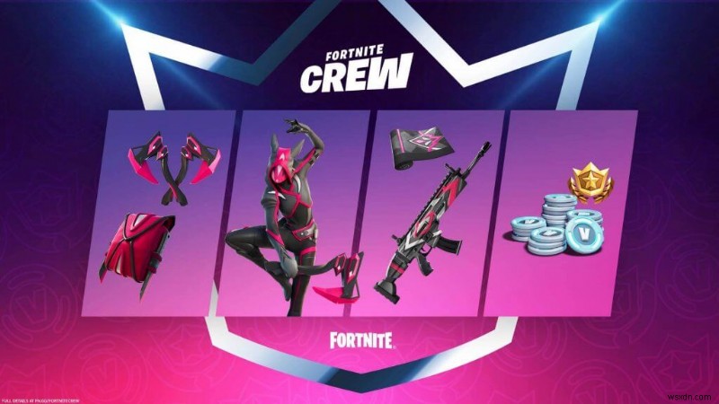 Fortnites Crew Pack สำหรับเดือนเมษายนได้รับการเปิดเผยก่อนการเปิดตัว