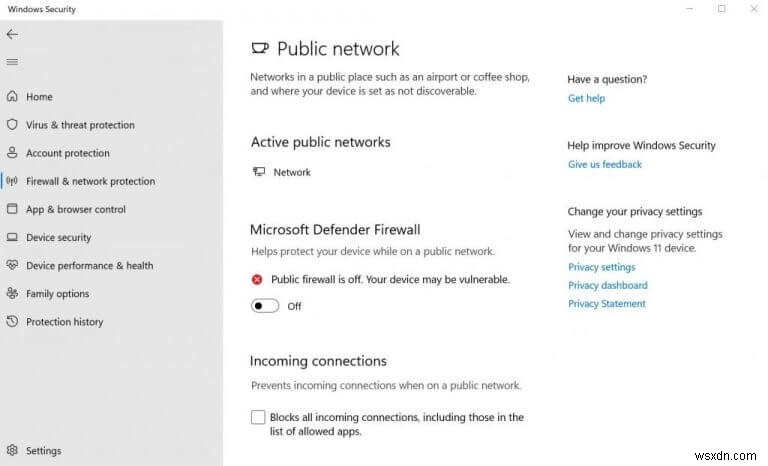 วิธีปิดการใช้งาน Windows Firewall ใน Windows 10 หรือ Windows 11