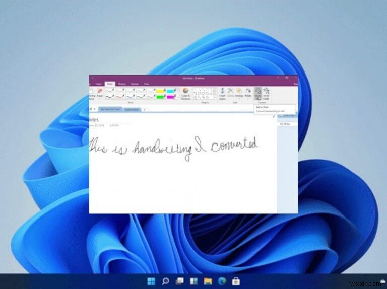 วิธีใช้การรู้จำลายมือใน Microsoft OneNote