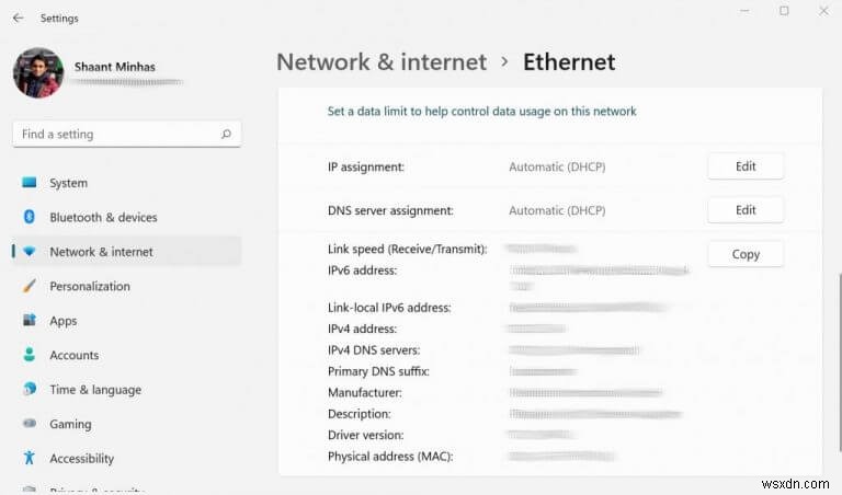 วิธีค้นหาที่อยู่ IP ในพีซี Windows 11