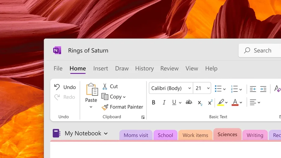 รุ่น 2022:Microsoft ยั่ว Windows 11 ที่ได้รับแรงบันดาลใจจากการยกเครื่องสำหรับแอป OneNote แบบครบวงจร