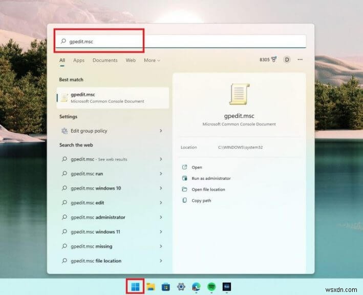 วิธีปิดการใช้งาน Bing Search บน Windows 11