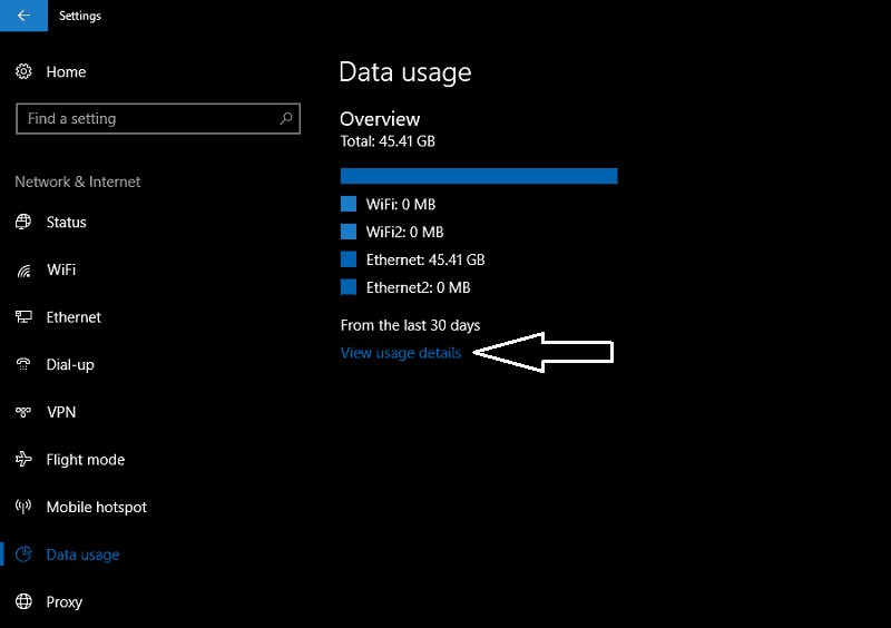 วิธีดูการใช้ข้อมูลของคุณใน Windows 10