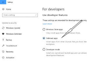 วิธีไซด์โหลดแอป Windows 10