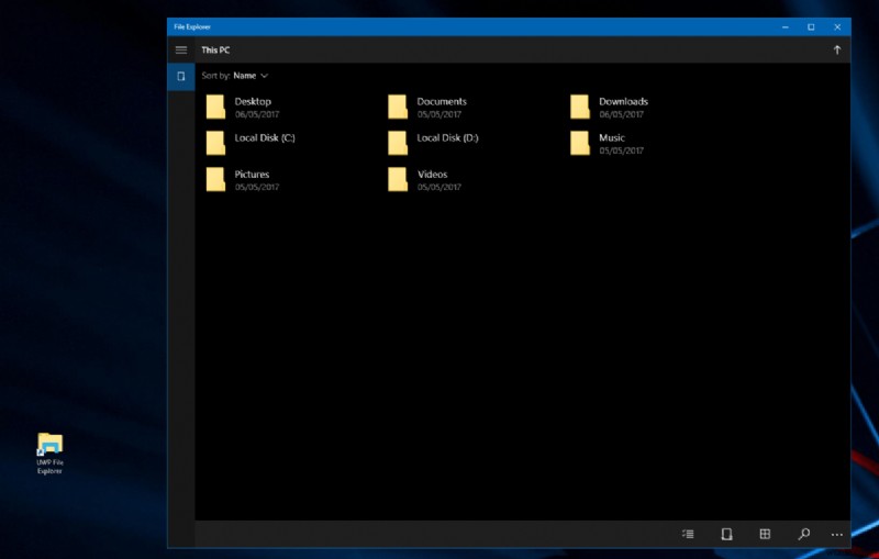 วิธีเข้าถึง UWP File Explorer บน Windows 10