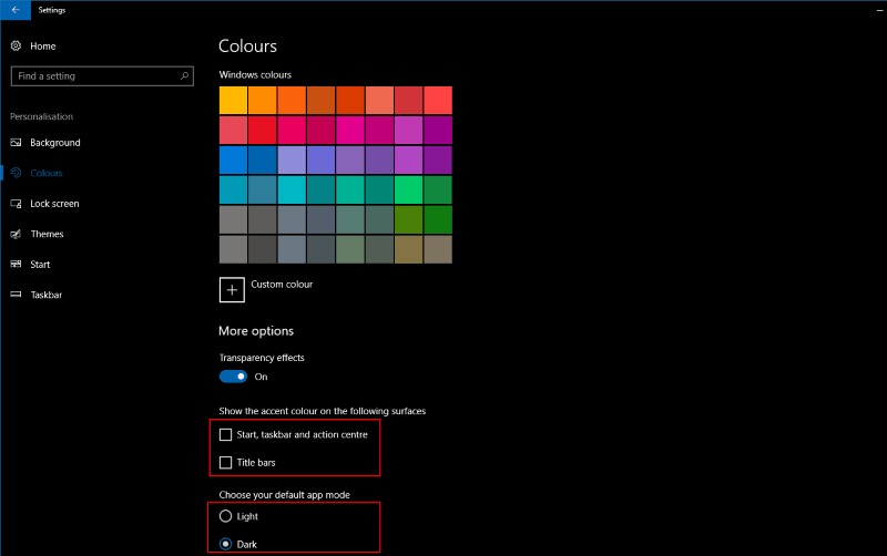 วิธีตั้งค่าสีเน้นเสียงของคุณเองใน Windows 10 Creators Update 