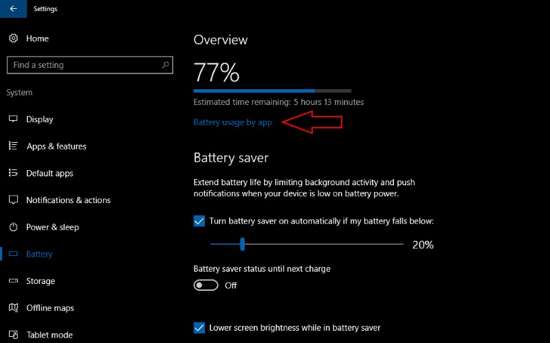 วิธีตรวจสอบจำนวนแอปที่ใช้พลังงานใน Windows 10 และ Windows 10 Mobile