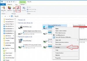 วิธีการฟอร์แมตไดรฟ์จัดเก็บข้อมูลใน Windows 10