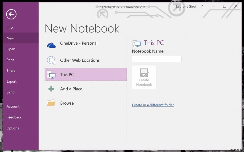 วิธีการย้ายสมุดบันทึกในเครื่อง OneNote 2016 ไปยัง OneDrive ซึ่งเป็นฟีเจอร์ใหม่