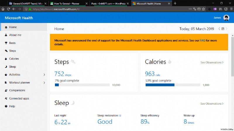วิธีการส่งออกข้อมูลจาก Microsoft Health ตอนนี้กำลังจะปิดแล้ว