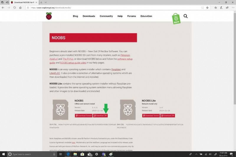 วิธีการติดตั้งระบบปฏิบัติการบน Raspberry Pi