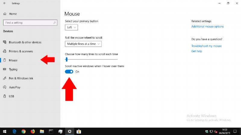 วิธีปิดการใช้งานการเลื่อนหน้าต่างที่ไม่ได้ใช้งานใน Windows 10