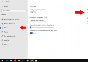 วิธีเปลี่ยนการตั้งค่าเมาส์ใน Windows 10