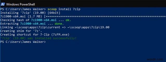 วิธีการติดตั้งตัวจัดการแพ็คเกจ Scoop ใน Windows 10