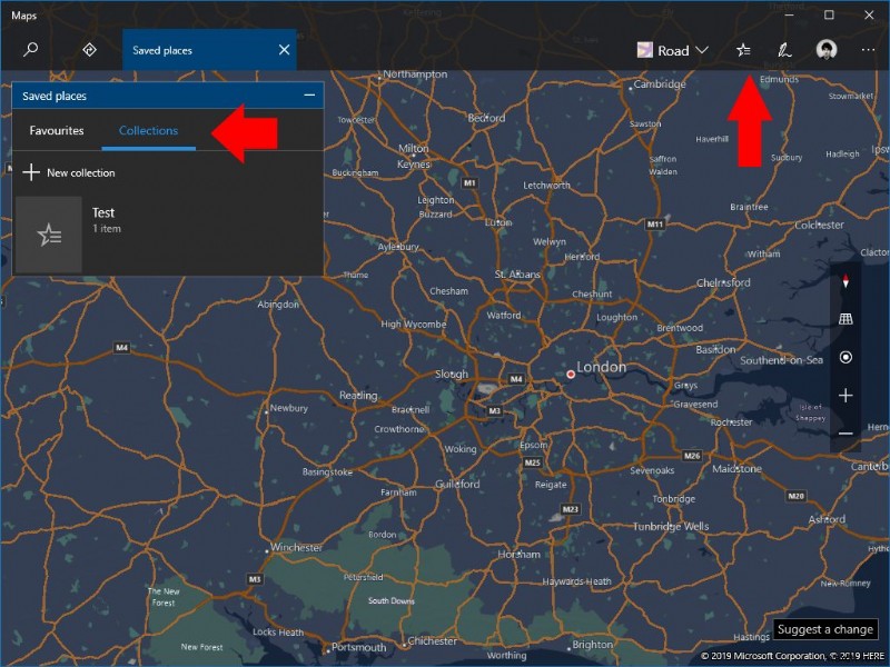 วิธีสร้างคอลเลกชั่นของสถานที่ใน Windows Maps