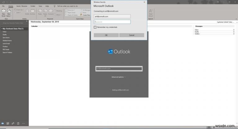 วิธีตั้งค่าและจัดการบัญชีอีเมลของคุณใน Outlook ใน Office 365