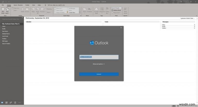 วิธีตั้งค่าและจัดการบัญชีอีเมลของคุณใน Outlook ใน Office 365