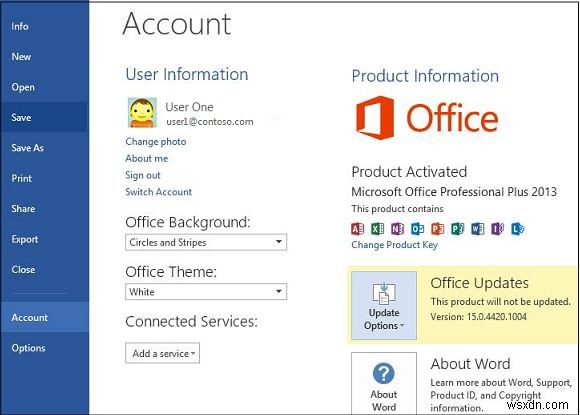 วิธีจัดการการอัปเดตสำหรับ Office 365