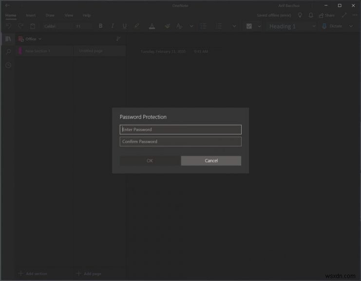 วิธีการป้องกันรหัสผ่านในส่วนของสมุดบันทึกใน OneNote บน Windows, iOS, Android และ MacOS
