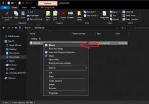 วิธีการทำงานกับไฟล์ ISO ใน Windows 10