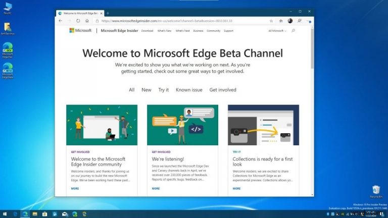 วิธีเรียกใช้ Edge เก่าควบคู่ไปกับ Microsoft Edge ใหม่