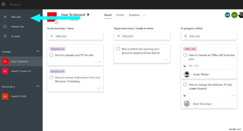 วิธีใช้ Microsoft Planner เพื่อติดตามงานเมื่อทำงานจากระยะไกล