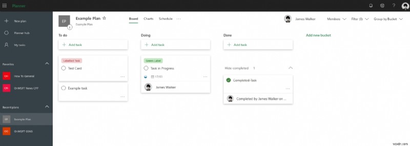 วิธีใช้ Microsoft Planner เพื่อติดตามงานเมื่อทำงานจากระยะไกล