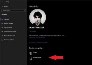 วิธีเปลี่ยนรูปโปรไฟล์บัญชีของคุณใน Windows 10