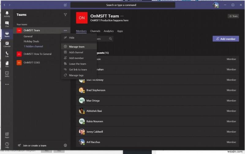 วิธีตรวจสอบสถานะออนไลน์ใน Microsoft Teams