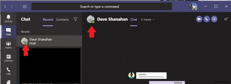 วิธีตรวจสอบสถานะออนไลน์ใน Microsoft Teams