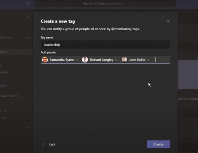 วิธีการเพิ่มแท็กใน Microsoft Teams