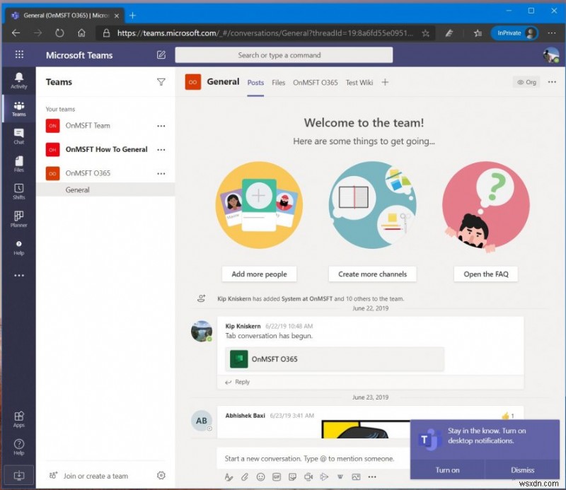 วิธีเปิดช่องทาง Microsoft Teams หลายช่องในหน้าต่างแยกต่างหาก