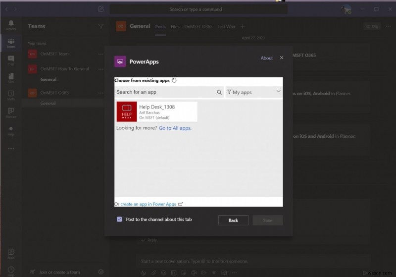 วิธีการเพิ่ม Power Apps ให้กับ Microsoft Teams เพื่อปรับปรุงความสามารถเวิร์กโฟลว์ธุรกิจขนาดเล็กของคุณ