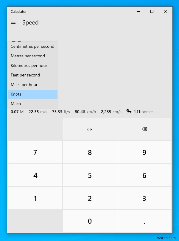 วิธีการแปลงหน่วยต่างๆ โดยใช้ Windows 10 PC