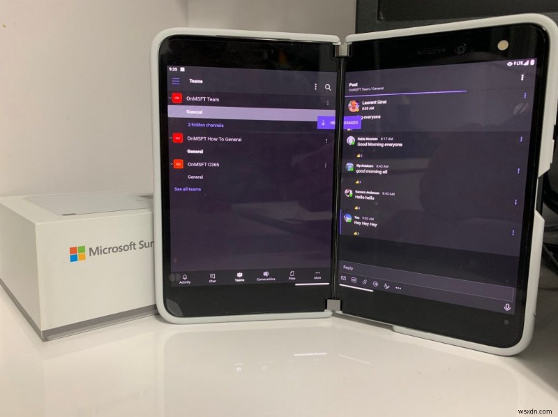 เคล็ดลับในการใช้ประโยชน์สูงสุดจาก Microsoft Teams บน Surface Duo