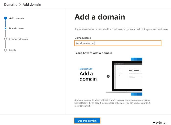 วิธีการเพิ่มชื่อโดเมนที่กำหนดเองในบัญชี Microsoft 365 ของคุณ